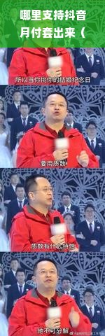 哪里支持抖音月付套出来（抖音月付套现的几个风险）