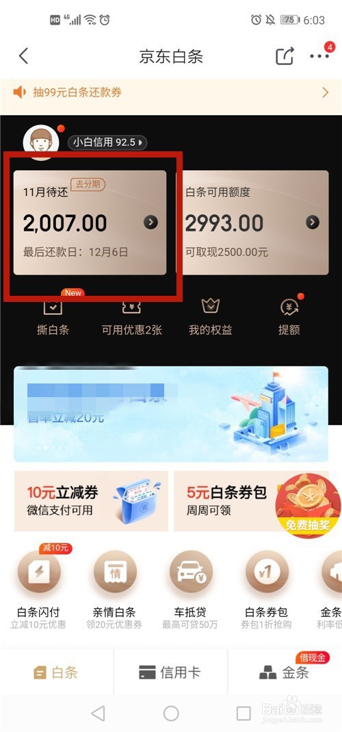 京东白条逾期怎么延期还款 京东白条逾期后怎么操作还款